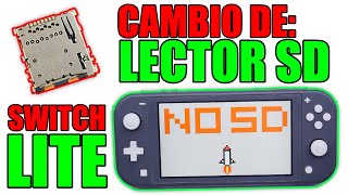 Nintendo Switch Lite SD Reader Replacement and Repair