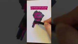 Magic Markers Secret Message To That Special Person
