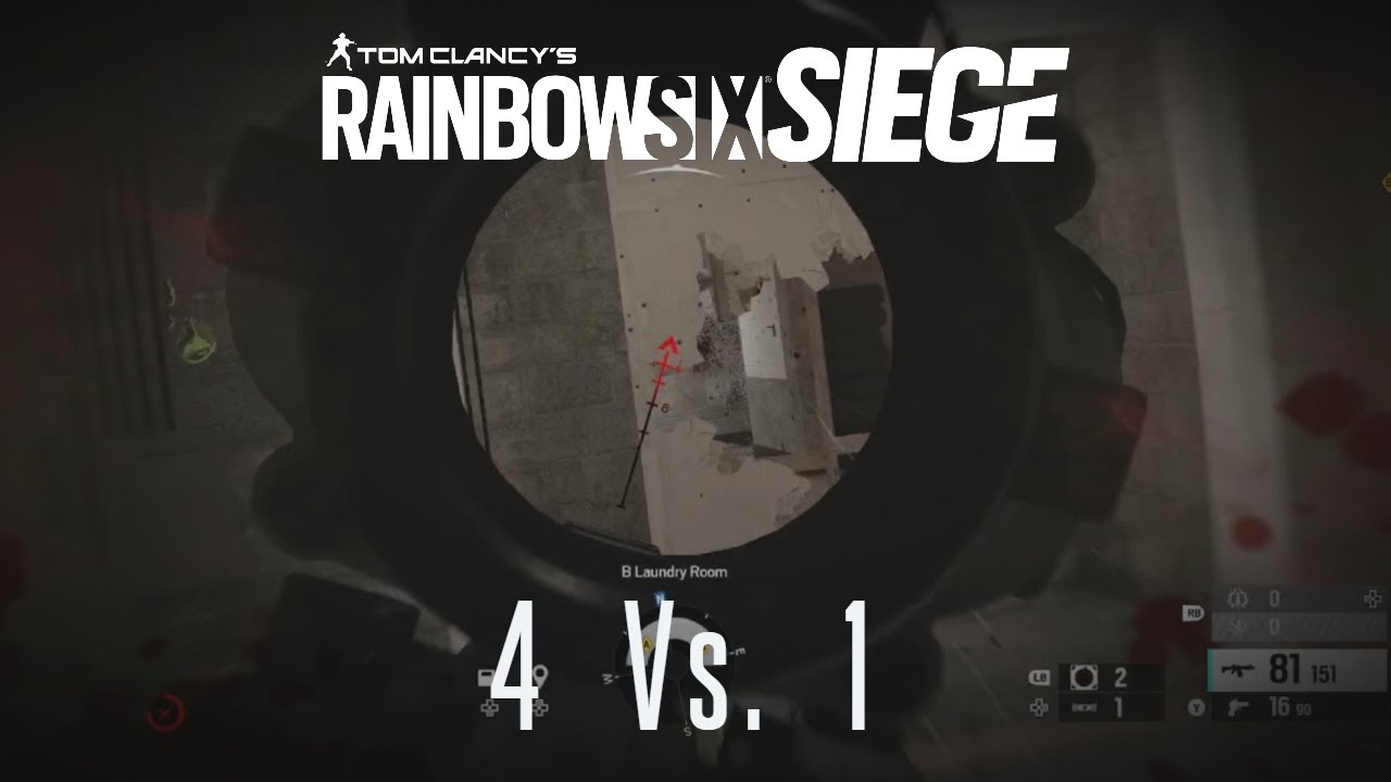 4 vs. 1 Situation! | Tom Clancy Rainbow Six Seige - YouTube