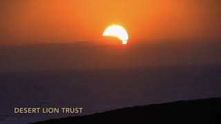 Famous Partial solar eclipse in the Skeleton Coast Park at sunset on 14 Dec 2020 Profile