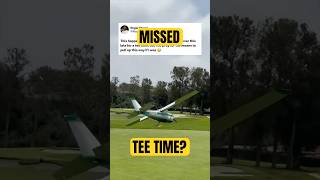 Pilot CRASH Lands Plane on Golf Course | Nearly Hits Golfers on Green! #EmergencyLanding #PilotLife
