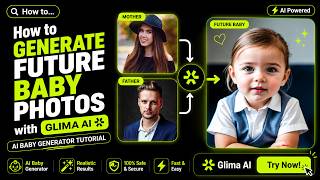 How to Generate Future Baby Photos with AI | Glima AI Baby Generator screenshot 3