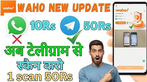 waho app mein telegram kaise login Kare | how to scan telegram in waho app 2024