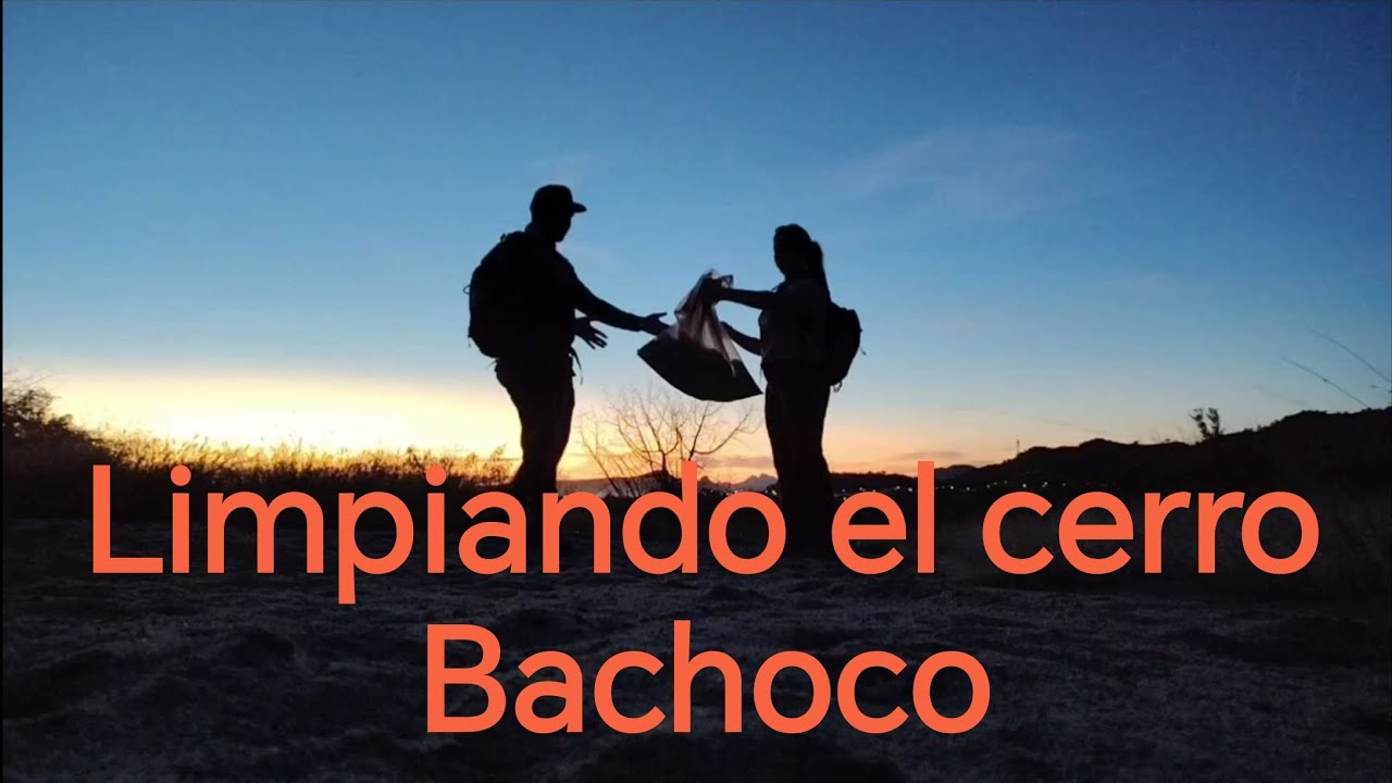 Limpiando el cerro Bachoco, la naturaleza del desierto de Sonora.