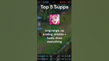 TOP 5 SUPPORTS FOR COMPETITIVE PLAY #leagueoflegends #support #competitive