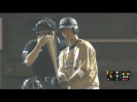 【プロ野球パ】大隣攻略!!中村の2点タイムリーで突き放す 2015/05/19 H-Bs