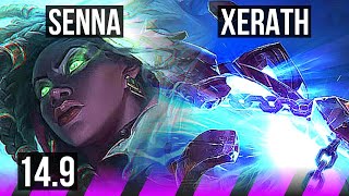 SENNA & Aphelios vs XERATH & Twitch (SUP) | 3/1/8, 600+ games | BR Master | 14.9