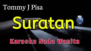 Suratan _ Karaoke Tommy J Pisa Nada Wanita 