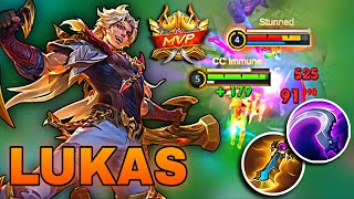 Jungle LUKAS Gameplay – No Death | Top 1 Global Build | MLBB