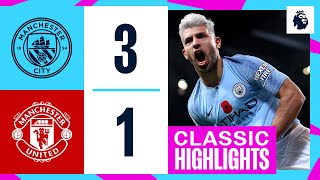 AN AGUERO THUNDERSTRIKE! | Man City 3 - 1 Man United | Classic Highlights