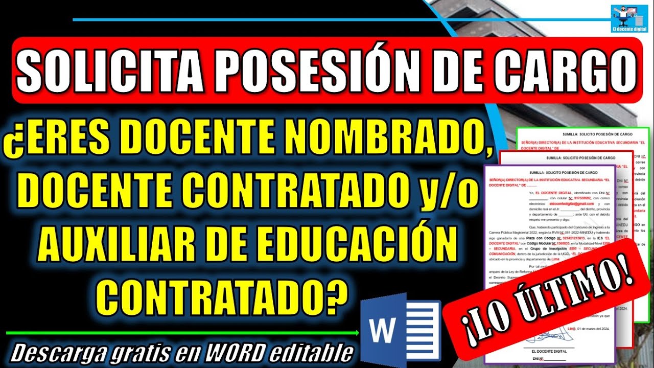 Posesi Introducir 106 Imagen Modelo De Acta De Toma De Posesion Docente/modelo ...