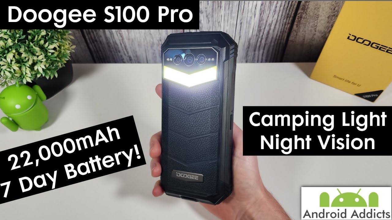 Doogee S100 Pro Review - 22,000mAh, Camping Light, Night Vision