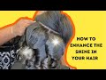 Her natural hair was so dull| Shine enhancing hair treatment | How to make your natural hair shine