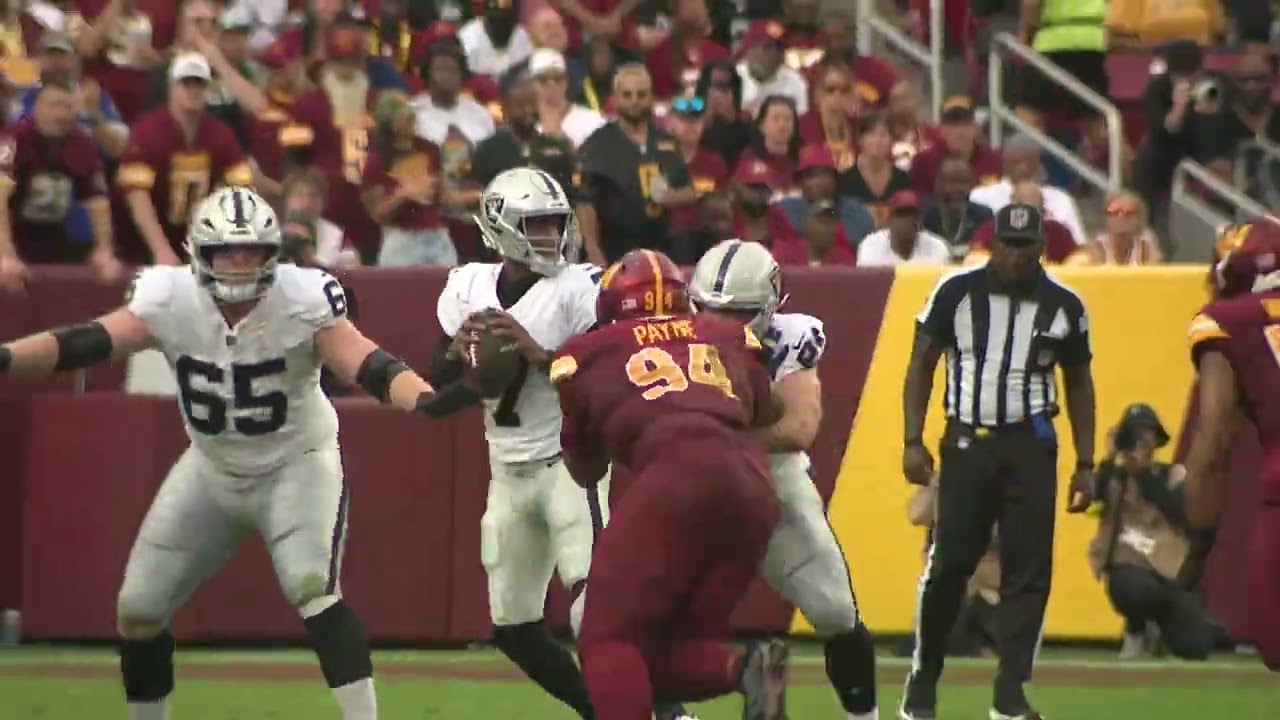 Las Vegas Raiders vs. Washington Commanders Raw Camera