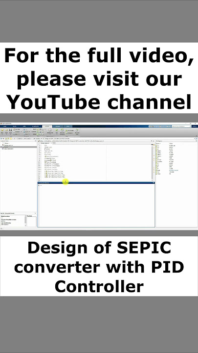 SEPIC | Design of SEPIC converter with PID Controller