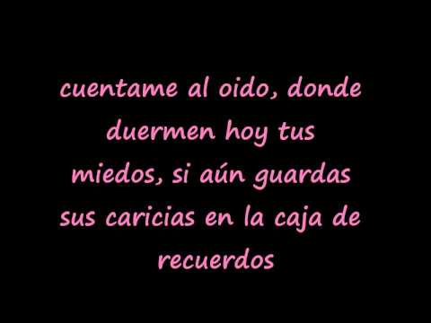 CUENTAME AL OIDO la oreja de van gogh (LETRA)