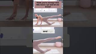 Pilates leg circles - feel the burn