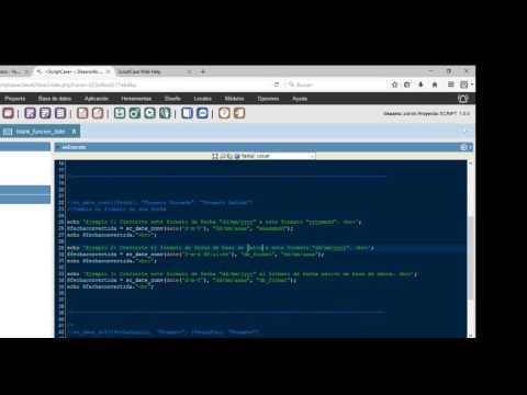 Cambiando el formato a una fecha con sc_date_conv