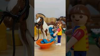 Spiel mit @Familie_Klickmann #playmobil #retrogaming #playmobilfamily #horses #riding #pony