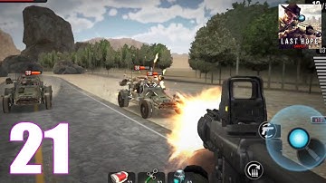 Last Hope Sniper Zombie War - Shooting Games FPS Walkthrough | Part 21 | Android/iOS