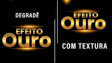 Degradê Ouro: Como fazer efeito degradê ouro no CorelDraw