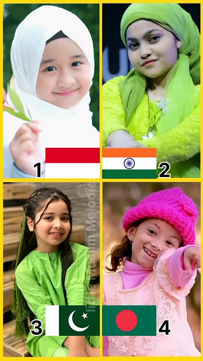 Who sang it better? || Hasbi rabbi jallallah💞 in 4 different voices | #shorts #hasbirabbi #fyp #naat