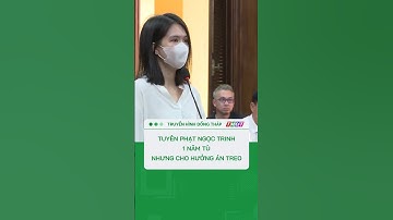 Tuyên phạt Ngọc Trinh 1 năm tù nhưng cho hưởng án treo #shorts