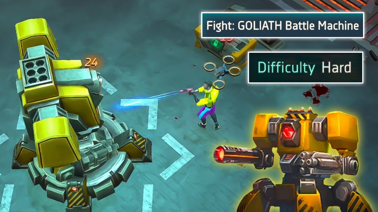 Cyberika - Hard Difficulty | Goliath Battle Machine - YouTube