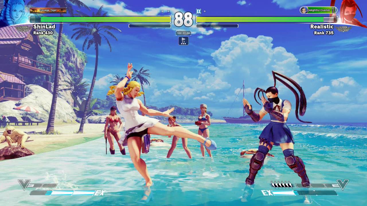 SFV~ Ibuki (Realistic) vs. Karin (ShinLad) HD 7