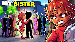 I Spied on My LITTLE SISTER For 24 Hours (Roblox Voice Chat)