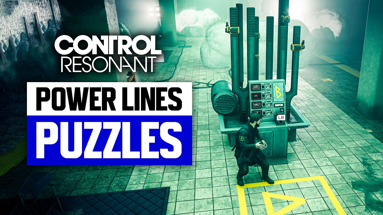 Control Resonant - Power Lines Puzzle Walkthrough (Reroute Stations)