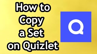 How to Copy a Set on Quizlet