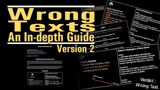 Wrong Texts 2 - An In-depth Guide - Update-ing where the ingame texts gaslight us - The Division 2