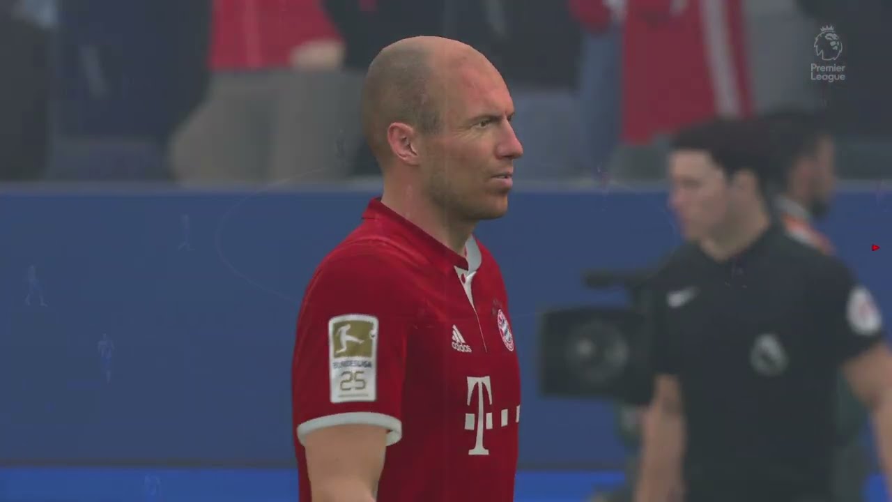Arjen Robben scores for FC Bayern against SSC Neapel - FIFA 17 Career Mode Super League 