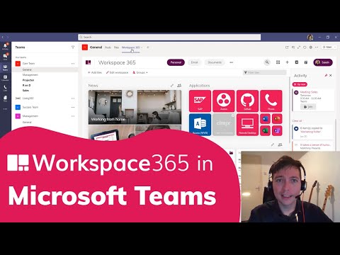 Digital Workspace within Microsoft Teams using Workspace 365