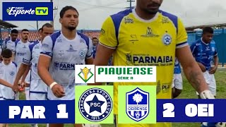 Parnahyba x Oeirense. Campeonato piauiense 2026, 5° rodada. Gols e melhores momentos.