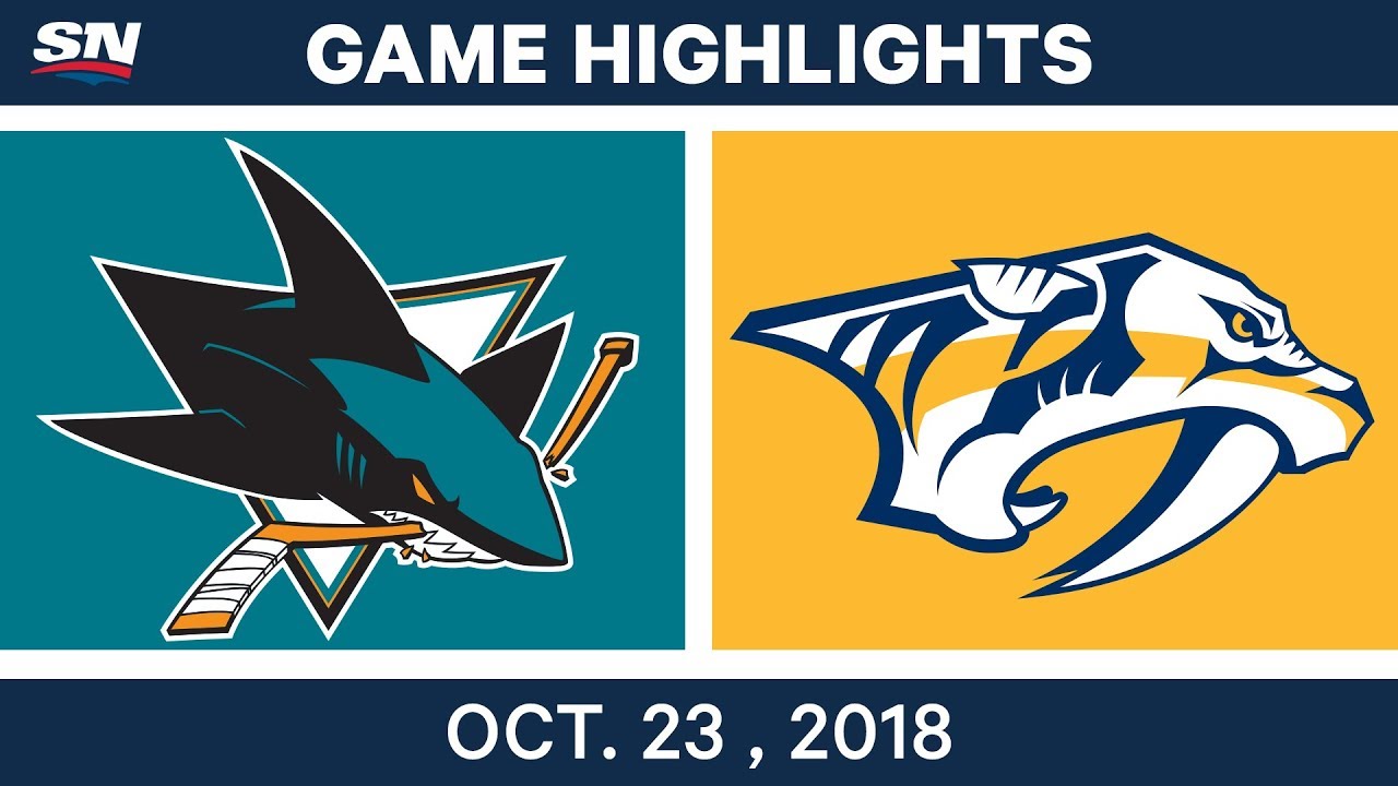 NHL Highlights | Sharks vs. Predators 