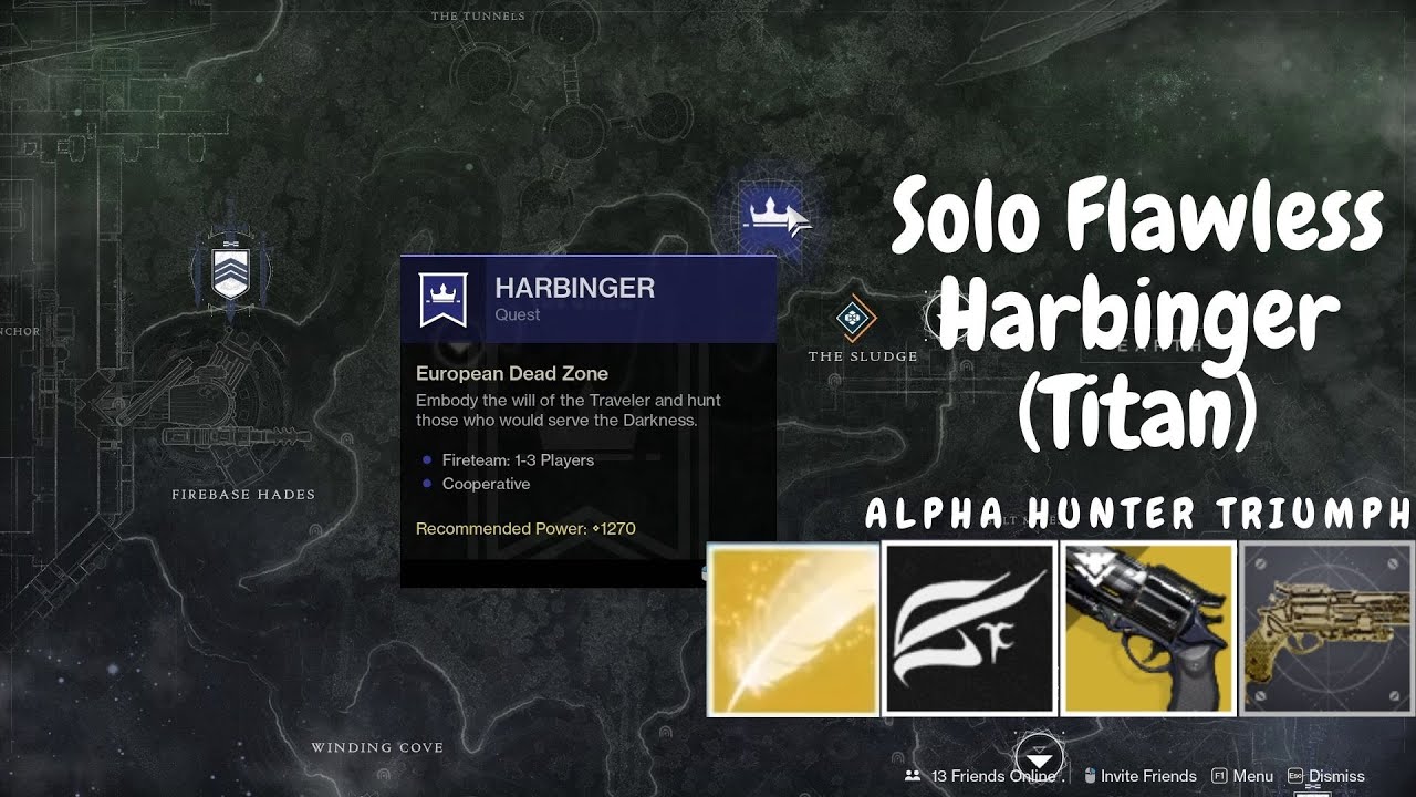 Solo Flawless Harbinger (Titan) | Destiny 2
