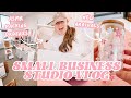 Day in the life of a small business owner asmr packing orders studio vlog 046