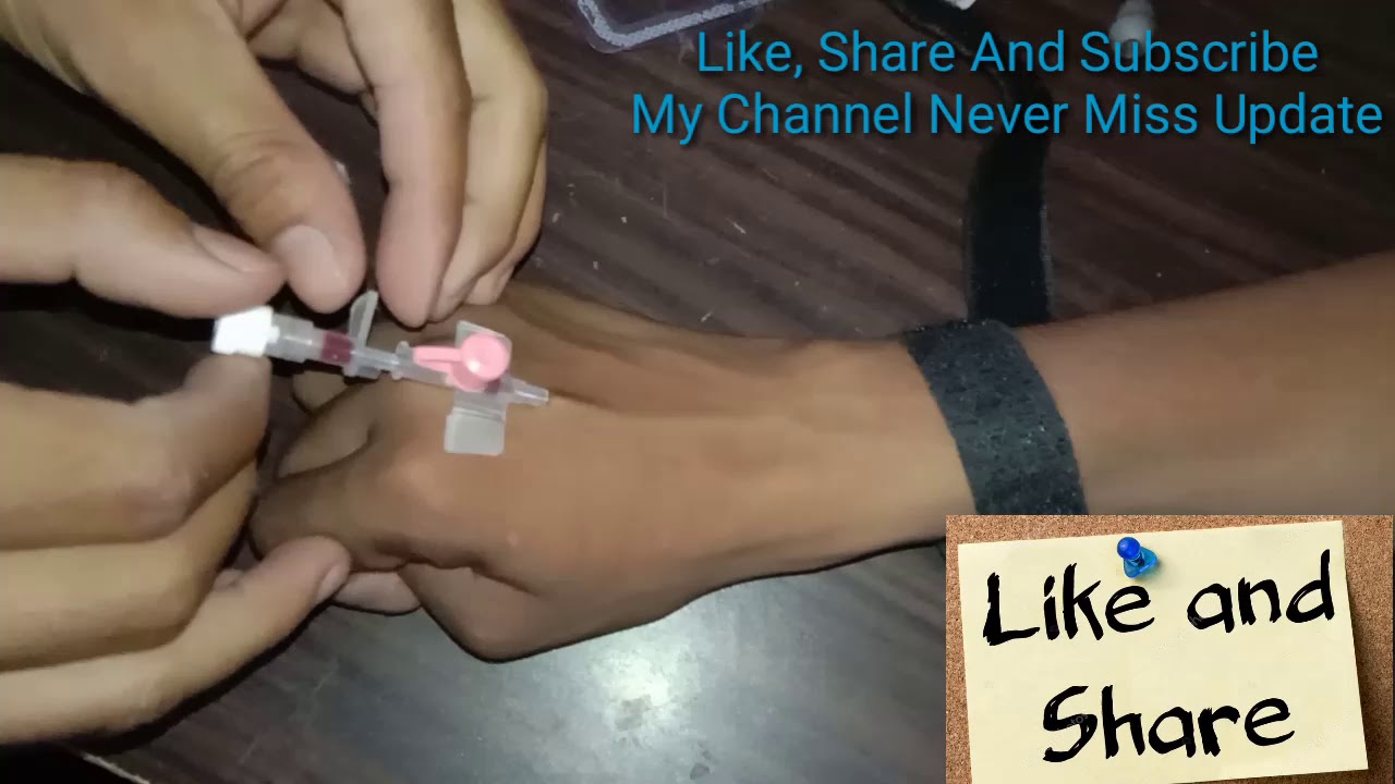 Perfect Cannulation In 2 Minute / Cannula Insertion Technique / Cannulation Video YouTube