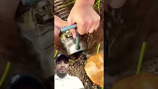 The process of metal extraction from river sand 👍🏻🔥