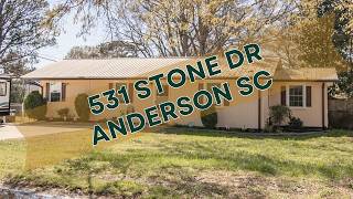 4 Bedroom Home with Fenced Yard in Anderson SC  For Under $250k | 531 Stone Dr