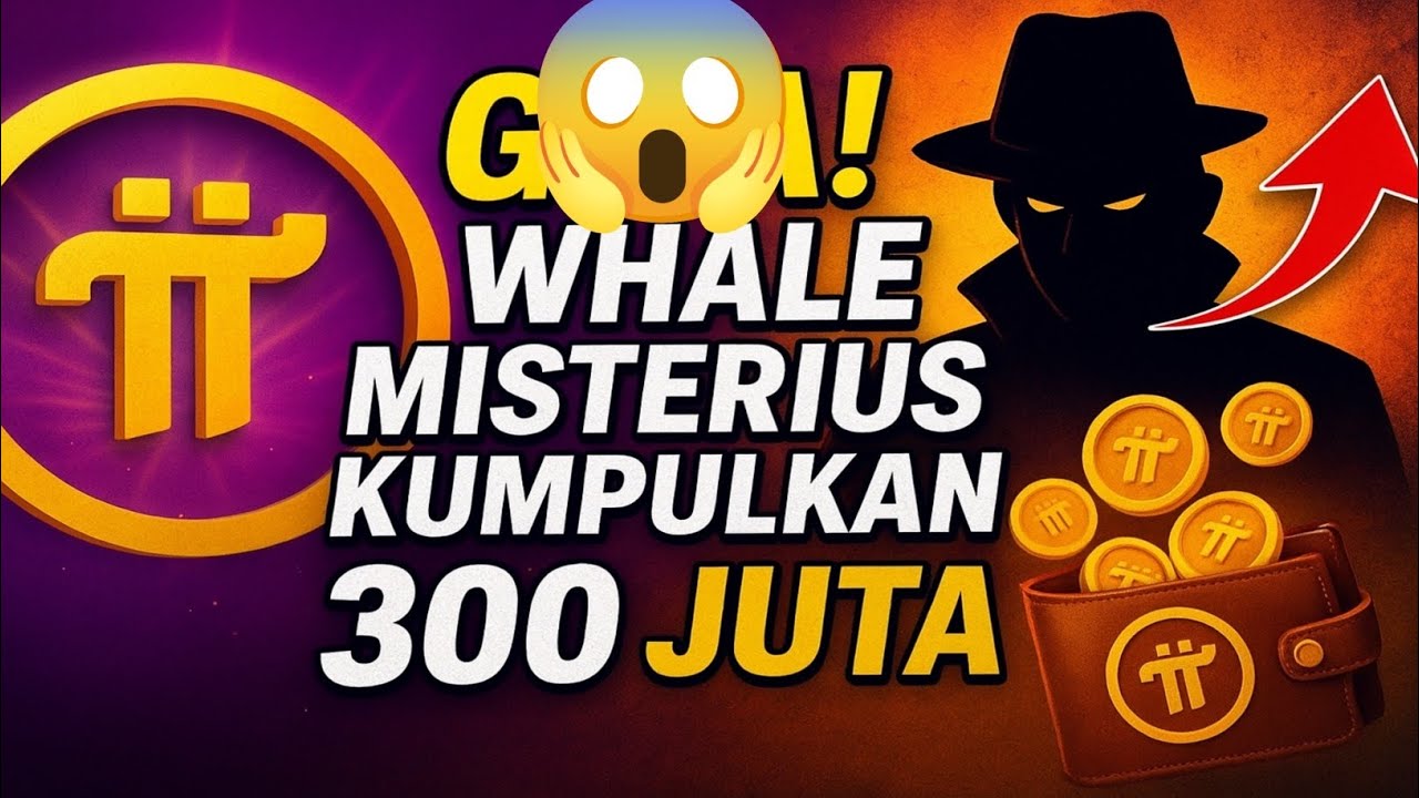 🔥😱! Whale Misterius Kumpulkan 300 Juta Pi 💰 | Ada Apa dengan Pi Network? 🚀