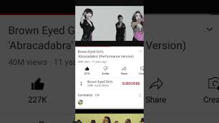 BROWN EYED GIRLS ABRACADABRA BACKWARDS PERFORMANCE VERSION