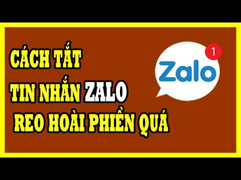 Video Cách Tắt Thông Báo Tin Nhắn Trên Zalo Nhanh | Chi Tiết... - youtube