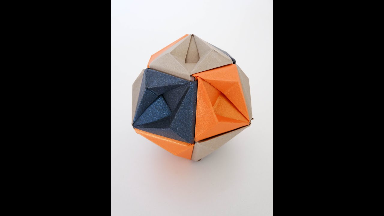 Kusudama Starsea-12 piezas (Tomoko Fuse)