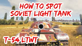 World Of Tanks ♾️ T-54 ltwt |  How To Spot With Soviet