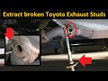 Toyota Oxygen Sensor Stud Repair, NO WELDING, Rusted out Exhaust Stud Extraction (1998 Rav4 shown)