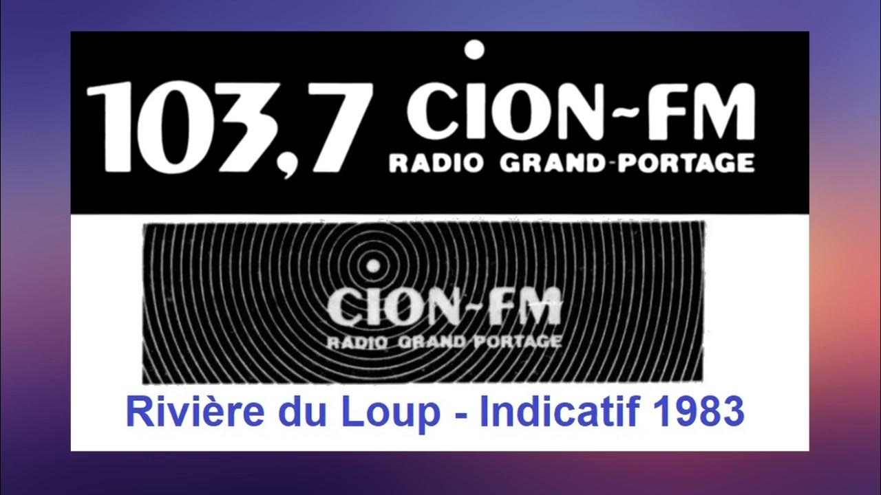 CIONFM 103,7 RIVIÈRE DU LOUP INDICATIF RADIO GRAND PORTAGE 1983