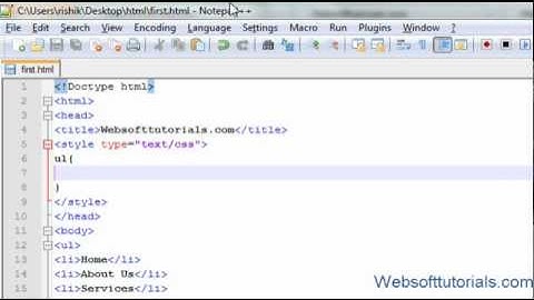 html and css Tutorial - 32 - styling lists with css